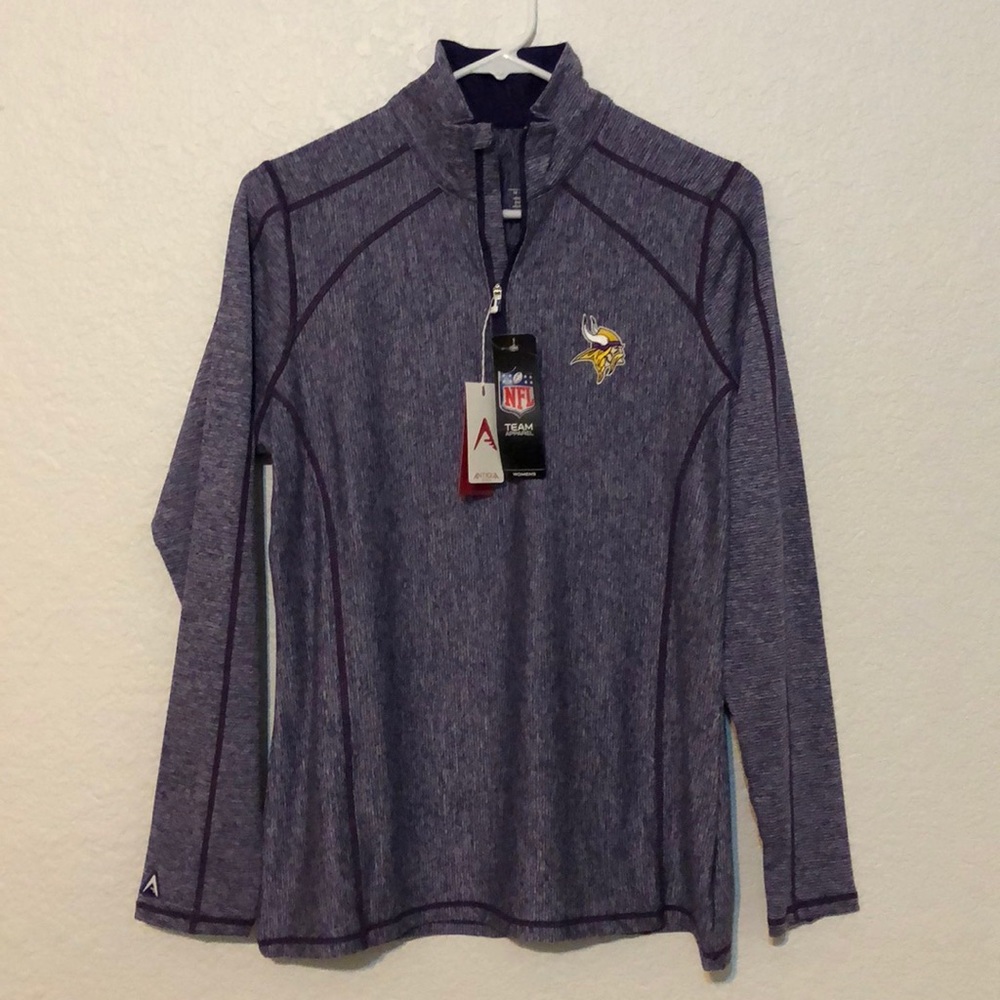 Minnesota Vikings Medium Purple/Heather Pullover